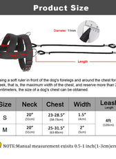 Adjustable Dog Weight Pulling Training Harness Pulling Leash for Medium Large Work Dogs Husky Weight Pulling Harnesses Vest