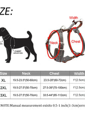 Durable Dog Harness Large Dogs Genuine Leather Harnesses Pet Training Vest with Quick Control Handle for Labrador Pitbull