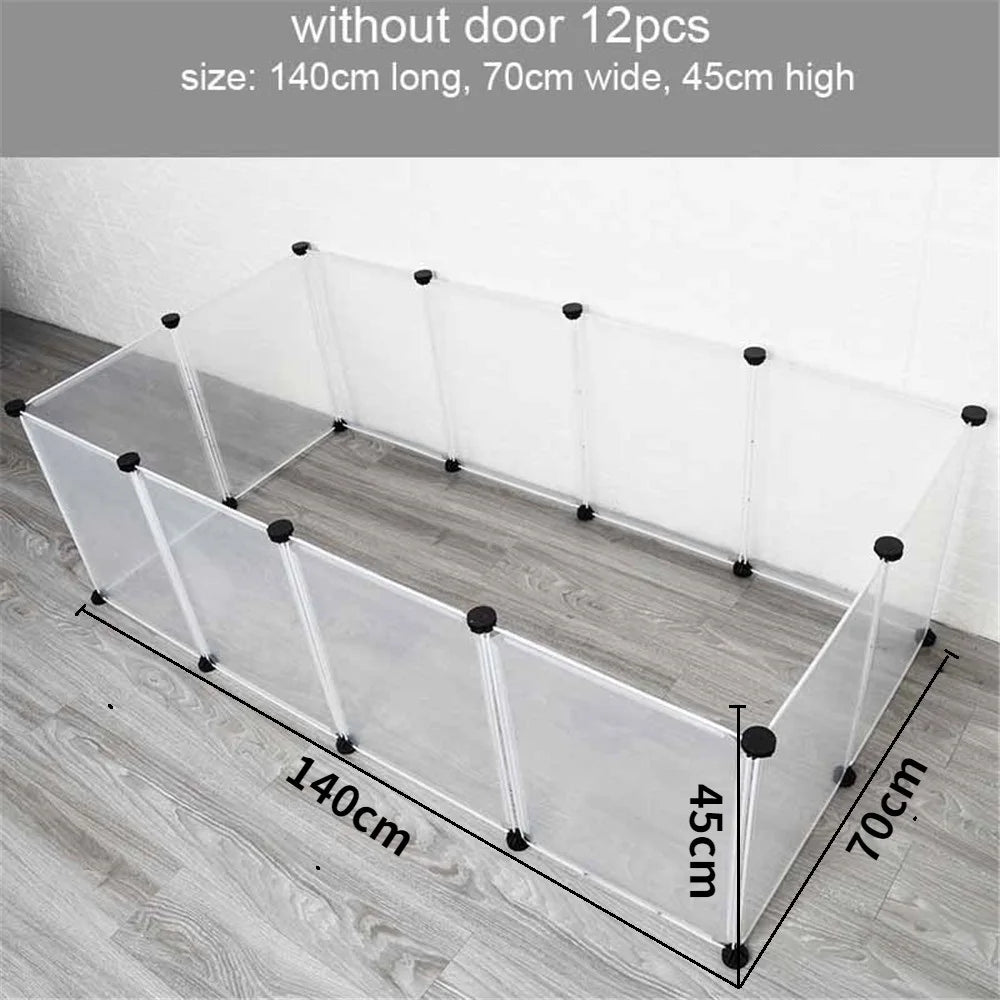 Foldable Pet Playpen Dog Fence Puppy Kennel House Exercise Training Puppy Kitten Space Dogs Supplies Rabbits Guinea Pig Cage
