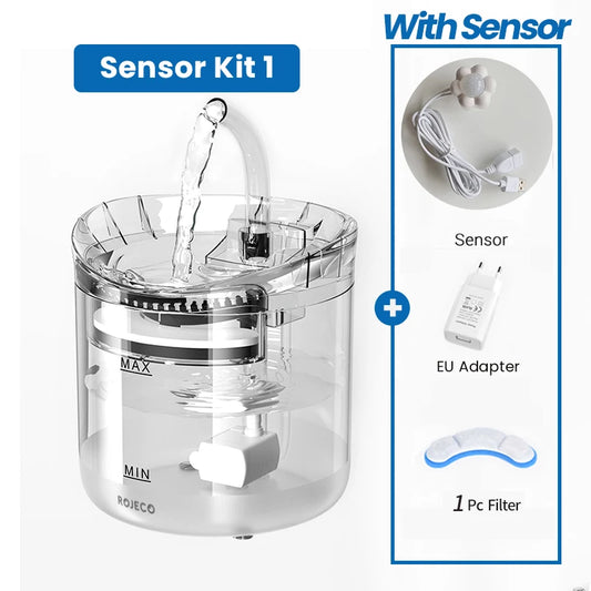 Cat Water Fountain Automatic Pet Water Dispenser Pet Smart Drinker for Cats Auto Sensor Cat Drinking Fountain Accessories
