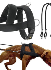 Adjustable Dog Weight Pulling Training Harness Pulling Leash for Medium Large Work Dogs Husky Weight Pulling Harnesses Vest