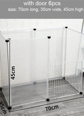 Foldable Pet Playpen Dog Fence Puppy Kennel House Exercise Training Puppy Kitten Space Dogs Supplies Rabbits Guinea Pig Cage