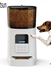 6L Large Capacity Intelligent Wifi Automatic Pet Feeder for Pet Cats Dogs Smart Food Dispenser APP Timer Pet Feeding Bowl