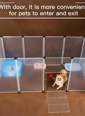 Foldable Pet Playpen Dog Fence Puppy Kennel House Exercise Training Puppy Kitten Space Dogs Supplies Rabbits Guinea Pig Cage