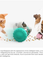 Dog Treat Leaking Toy for Small Big Dogs Tumbler Interactive Toys Puppy Cat Slow Food Feeder Dispenser IQ Training Accessories