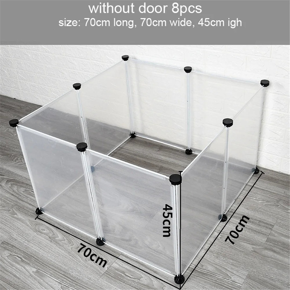 Foldable Pet Playpen Dog Fence Puppy Kennel House Exercise Training Puppy Kitten Space Dogs Supplies Rabbits Guinea Pig Cage