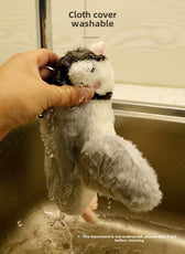 Simulated Bird Cat Toy Interactive Toys Dog Rechargeable Chirping Flapping Bird(No Flying) Catnip Touch Activated Plush Toy Pet