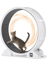 VEVOR Cat Exercise Wheel with Pedometer 40.8