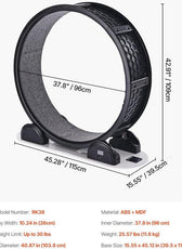 VEVOR Cat Exercise Wheel with Pedometer 40.8