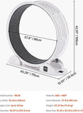 VEVOR Cat Exercise Wheel with Pedometer 40.8