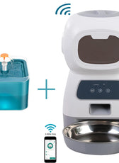Automatic Cat Feeder 3.5L Dog Dry Food Dispenser Bowl 2L Pet Dogs Water Fountain Drinking Feeding for Pet Smart Tuya WIFI Feeder