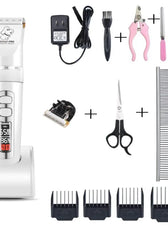 Baorun P9 Dog Hair Trimmer Electrical Pet Professional Grooming Machine Rechargeable Shaver Hair Cutter Cat Haircut Clipper