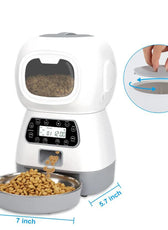 Automatic Cat Feeder 3.5L Dog Dry Food Dispenser Bowl 2L Pet Dogs Water Fountain Drinking Feeding for Pet Smart Tuya WIFI Feeder