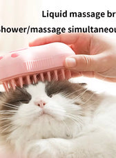 3 in 1 Pet Brush Cat Steam Brush Comb Dog Brush Electric Spray Cat Hair Brushes Massage Pet Grooming Hair Removal Combs