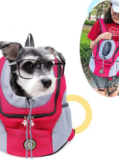 Cat Backpack Go Out Walking Travel Portable Breathable Adjustable Backpack Chihuahua Dog Bag Pet Conveyor Shoulders Backpack