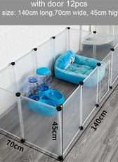 Foldable Pet Playpen Dog Fence Puppy Kennel House Exercise Training Puppy Kitten Space Dogs Supplies Rabbits Guinea Pig Cage