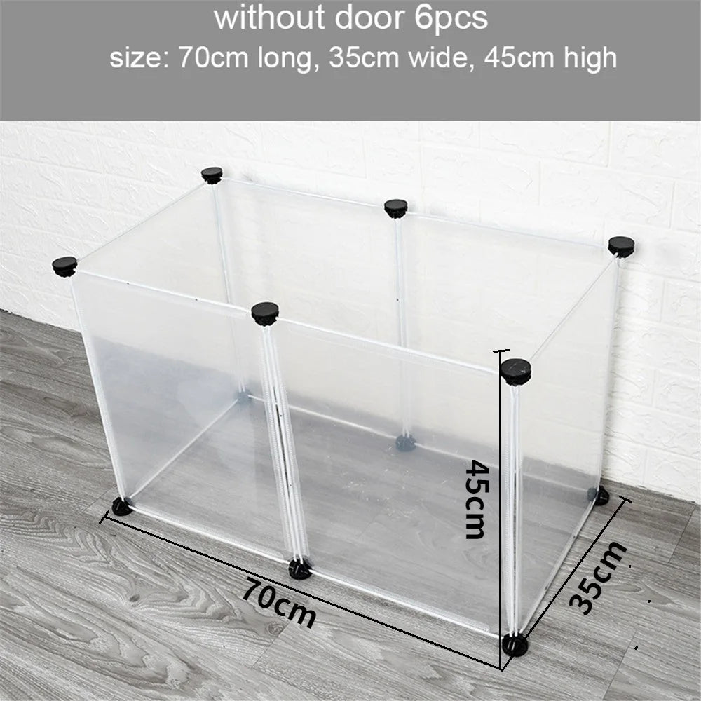 Foldable Pet Playpen Dog Fence Puppy Kennel House Exercise Training Puppy Kitten Space Dogs Supplies Rabbits Guinea Pig Cage