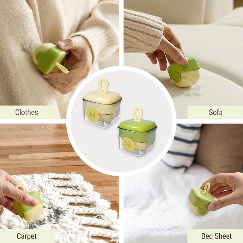 Mini Lint Roller Washable Sticky Roller Reusable Pet Hair Remover for Clothes Portable Travel Home Deshedding Tool Cleaning Cleaner