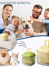 Mini Lint Roller Washable Sticky Roller Reusable Pet Hair Remover for Clothes Portable Travel Home Deshedding Tool Cleaning Cleaner
