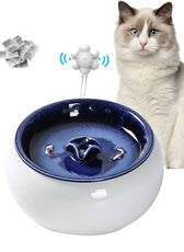 1.5L Electric Ceramic Water Fountain for Cats and Dogs, Automatic Cat Water Dispenser, Pet Bowl