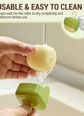 Mini Lint Roller Washable Sticky Roller Reusable Pet Hair Remover for Clothes Portable Travel Home Deshedding Tool Cleaning Cleaner