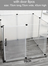 Foldable Pet Playpen Dog Fence Puppy Kennel House Exercise Training Puppy Kitten Space Dogs Supplies Rabbits Guinea Pig Cage