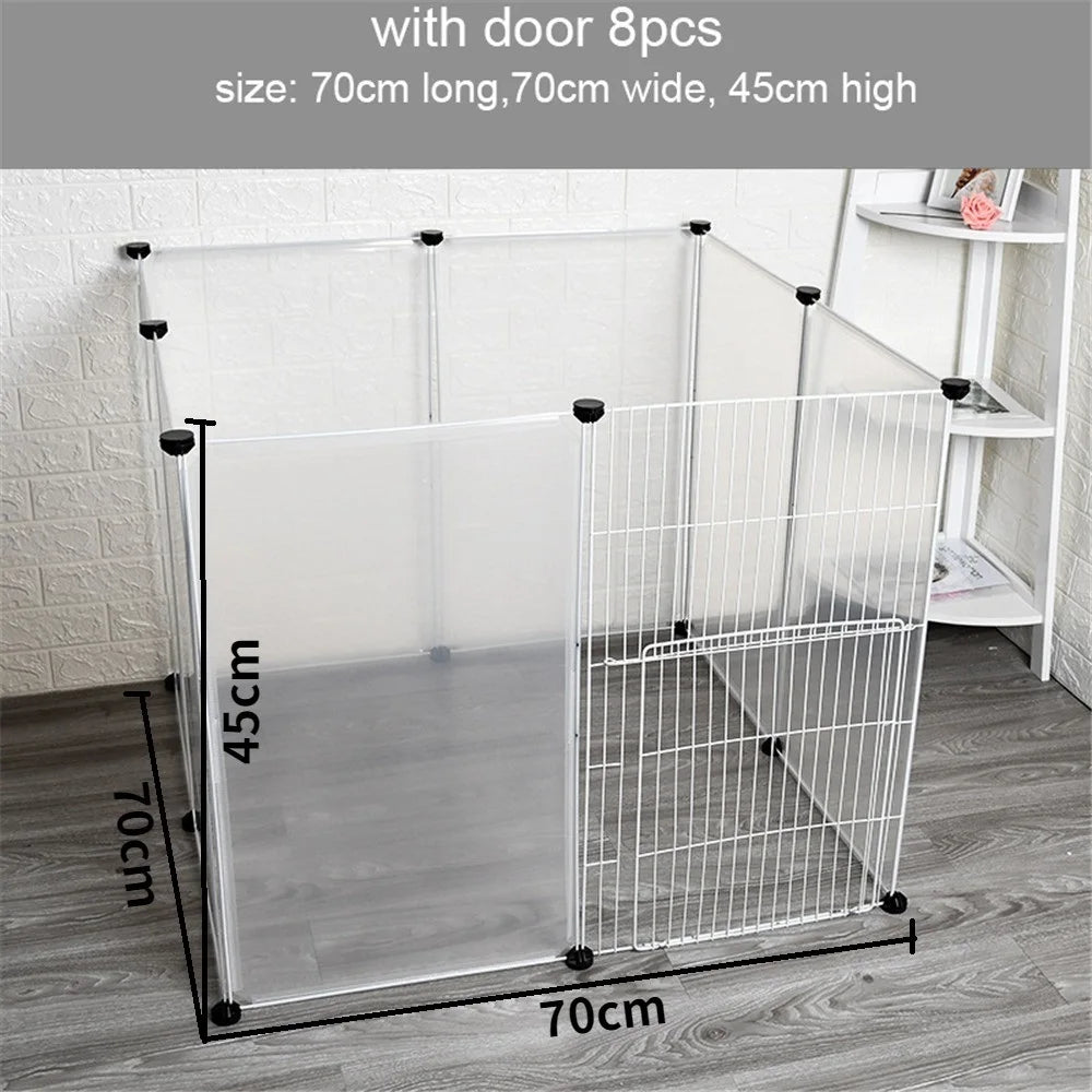 Foldable Pet Playpen Dog Fence Puppy Kennel House Exercise Training Puppy Kitten Space Dogs Supplies Rabbits Guinea Pig Cage